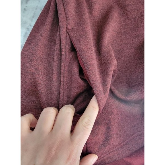 Callaway Sweatshirt Mens XL BURGUNDY Quarter Zip‎ Mock Neck Outdoors Activewear - Picture 5 of 9